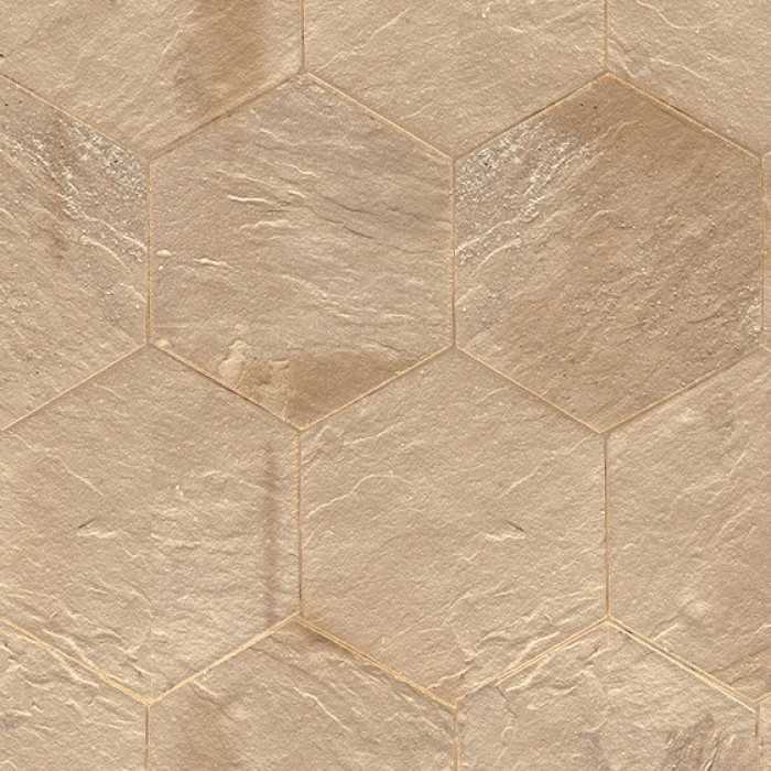 Клинкерная брусчатка Muhr №36 Silbergrau nuanciert, гексагон 200x20 мм